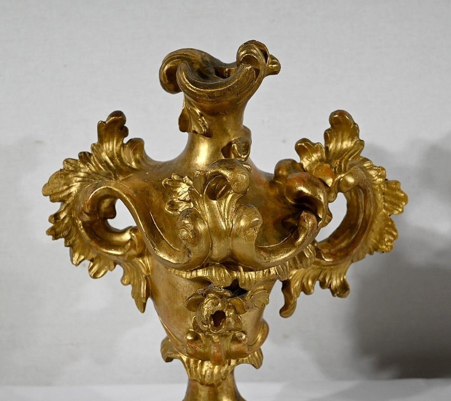Florentine Fire Pots In Golden Linden   Late 18th Century photo 1884.9