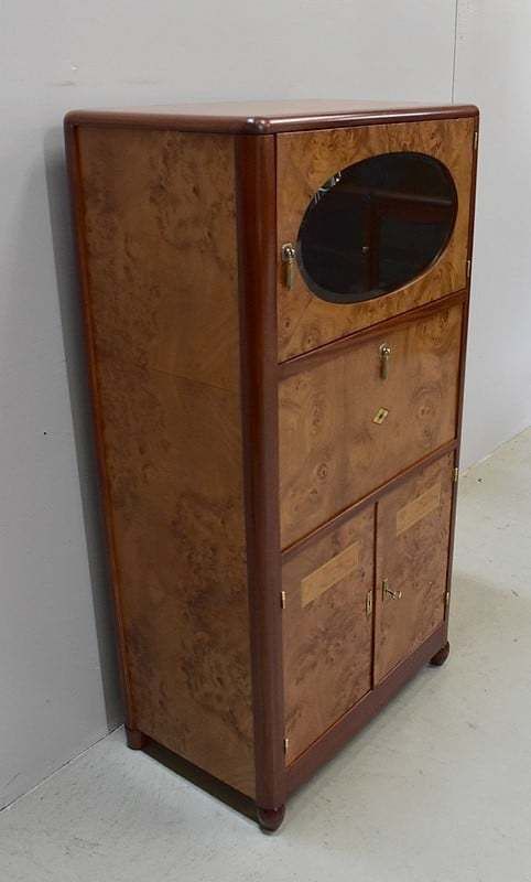 Art Deco Furniture In Thuya Burl Veneer   20th Century photo furniture