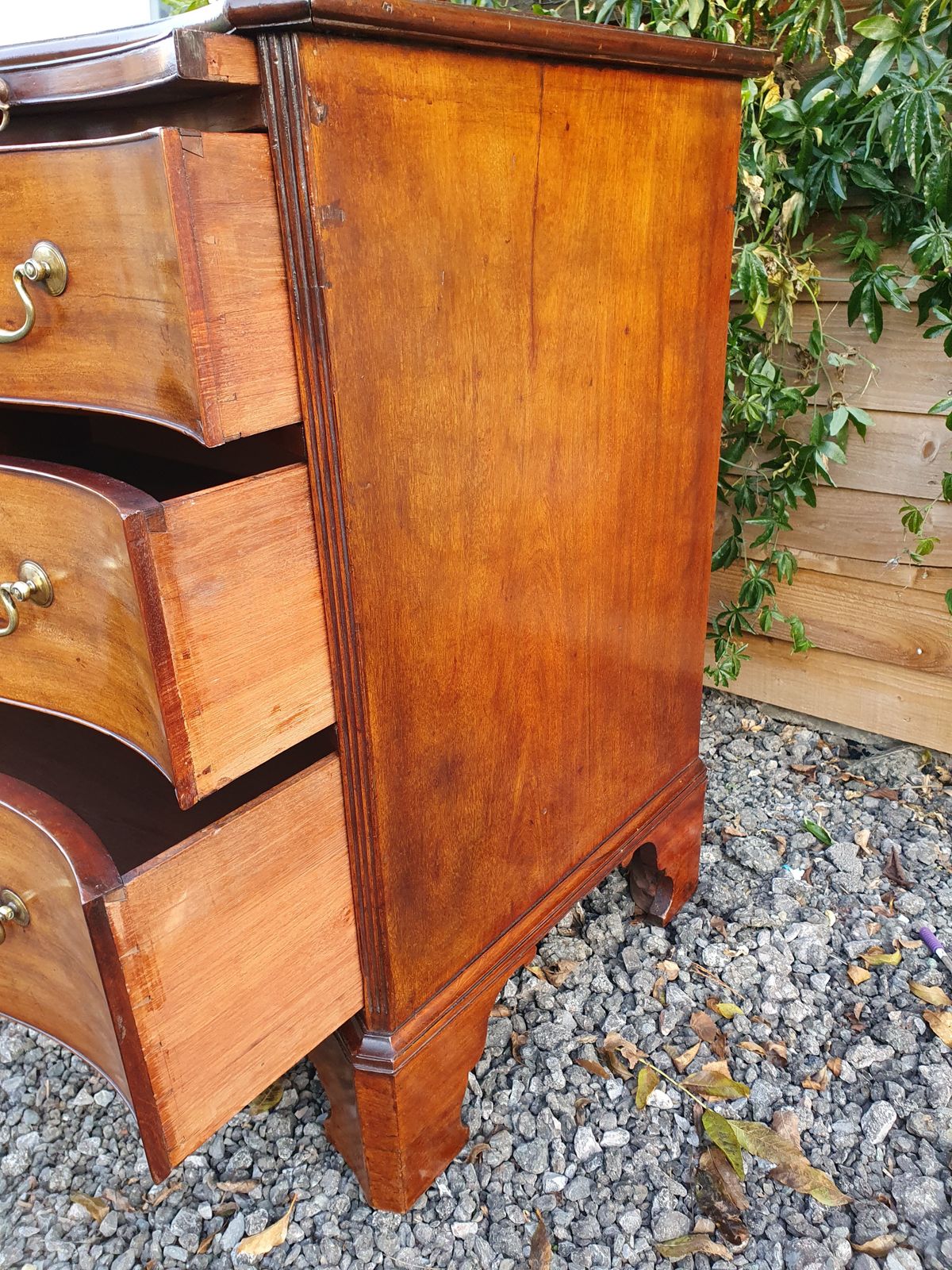 Georgian Mahogany Serpentine Chest. Good Quality C1770 photo 1795.0