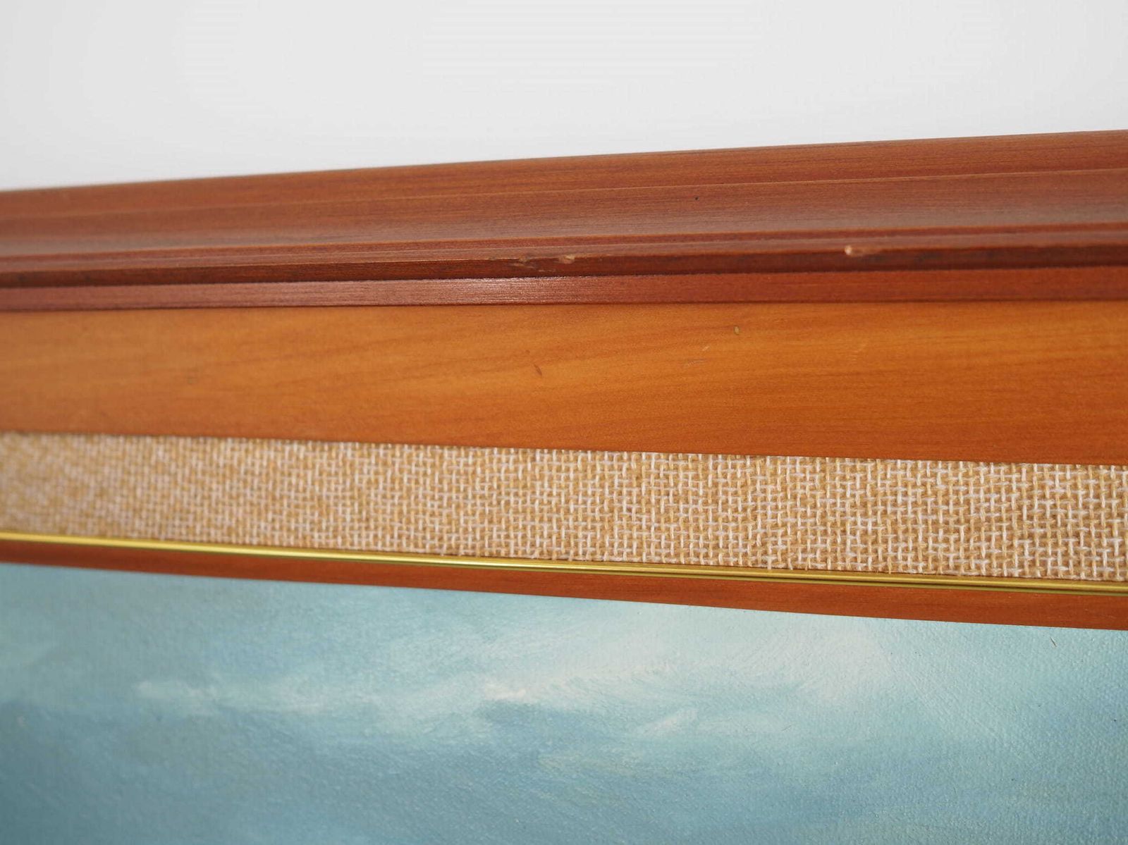 Schilderij „The Night Fishing", Scandinavisch Design, Jaren 1970 photo vintage