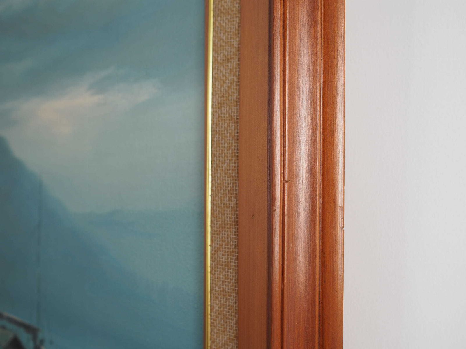 photo furniture Painting „The Night Fishing”, Scandinavian Design, 1970s