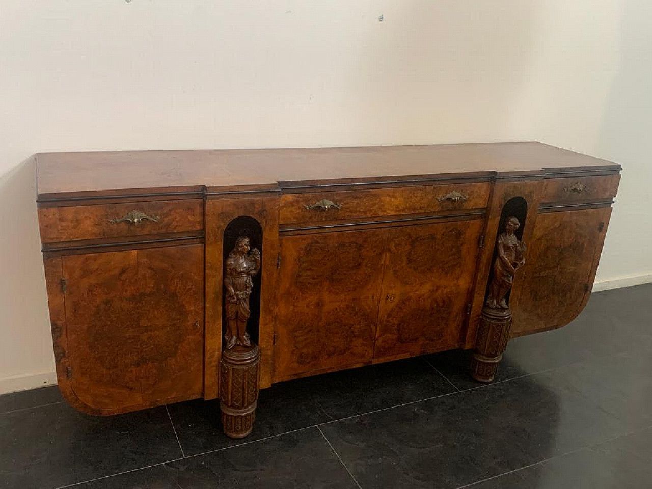 Sideboard By Giovanni Guerrini For Ebanisteria Casalini, 1930s photo Furniture