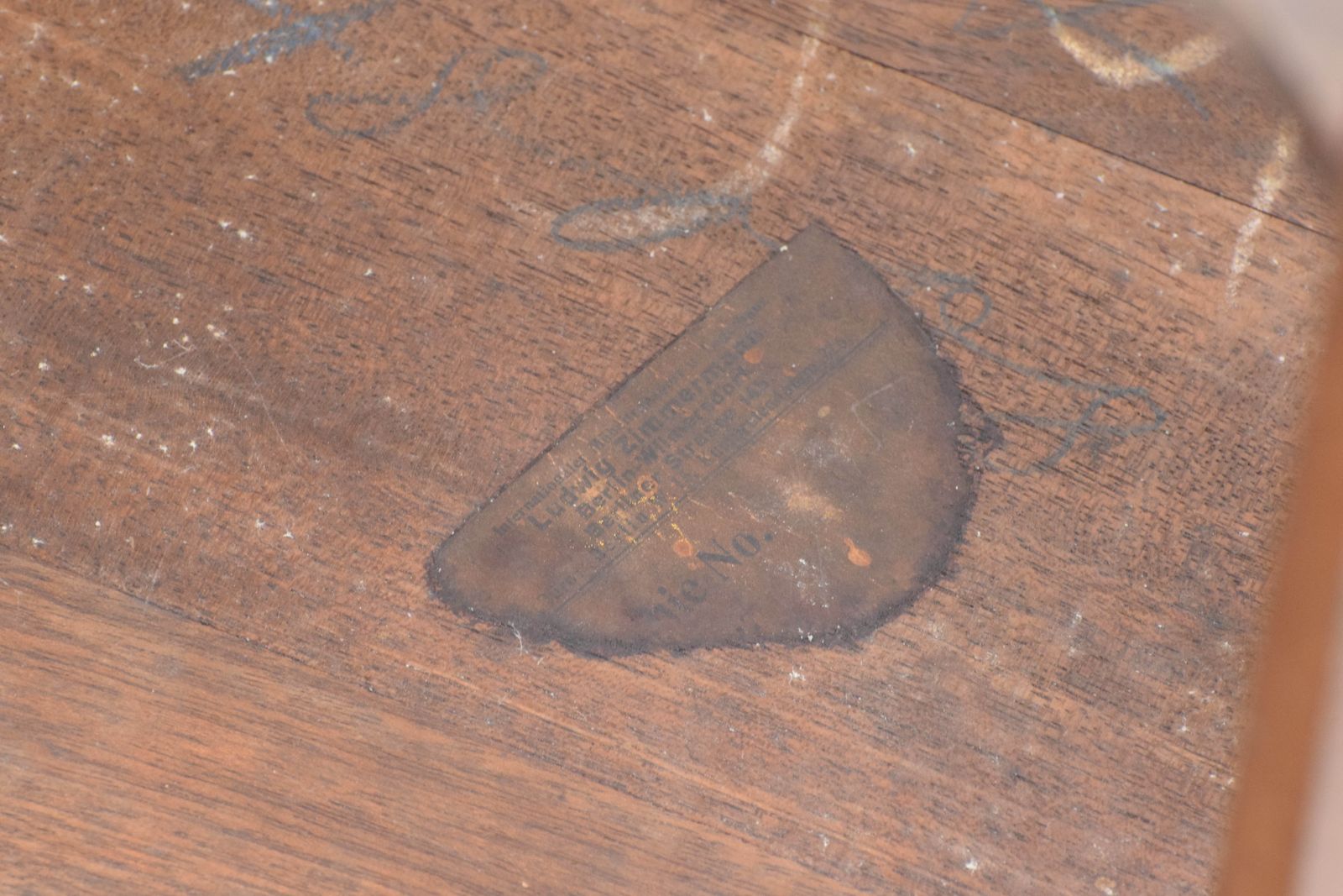 photo buy Edwardian Inlaid Mahogany Sheraton Revival Occasional Table