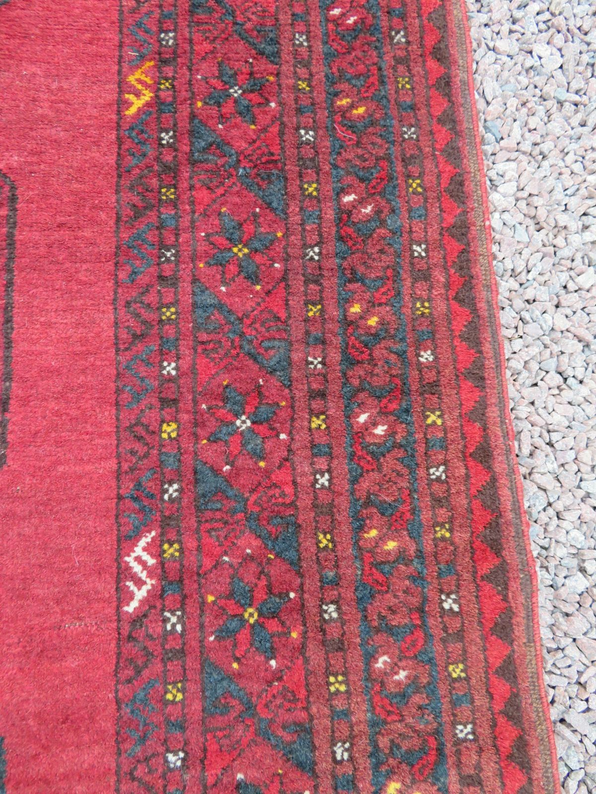 photo for sale Antique Afghan Ersari Sulayman Village Rug.206cm X 109cm.