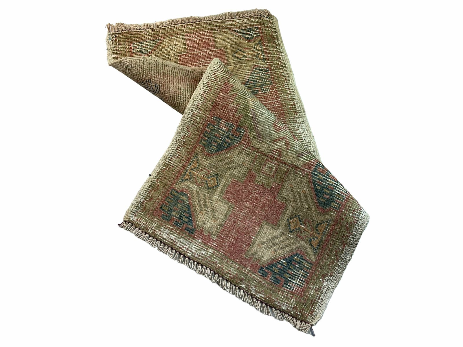 Traditional Turkish Anatolian Rug , Vintage Anatolian Turkish Rug 100 X 50 Cm photo furniture