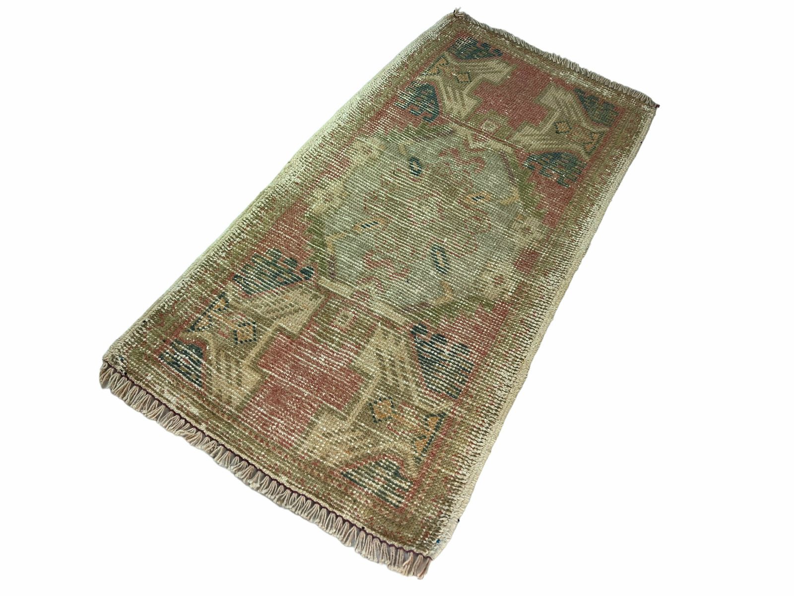 Traditional Turkish Anatolian Rug , Vintage Anatolian Turkish Rug 100 X 50 Cm photo buy