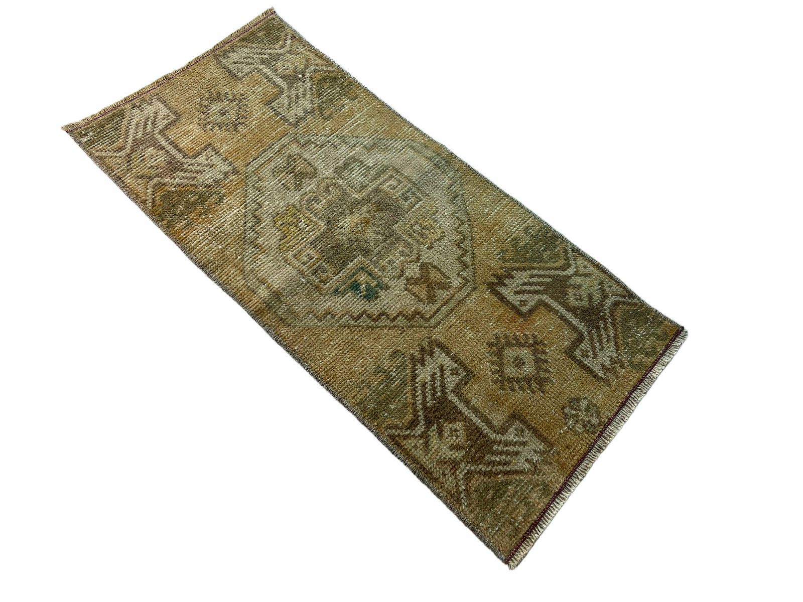 photo for sale Traditioneel Turks Anatolisch Tapijt, Vintage Anatolisch Turks Tapijt 90 X 41 Cm
