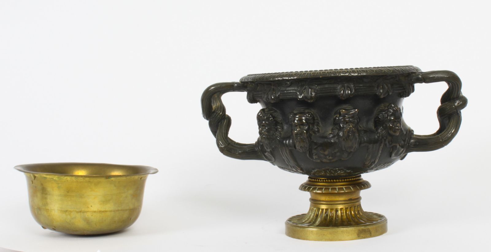 Home Decor Antique French Grand Tour Bronze & Ormolu Urn 19th Century photo