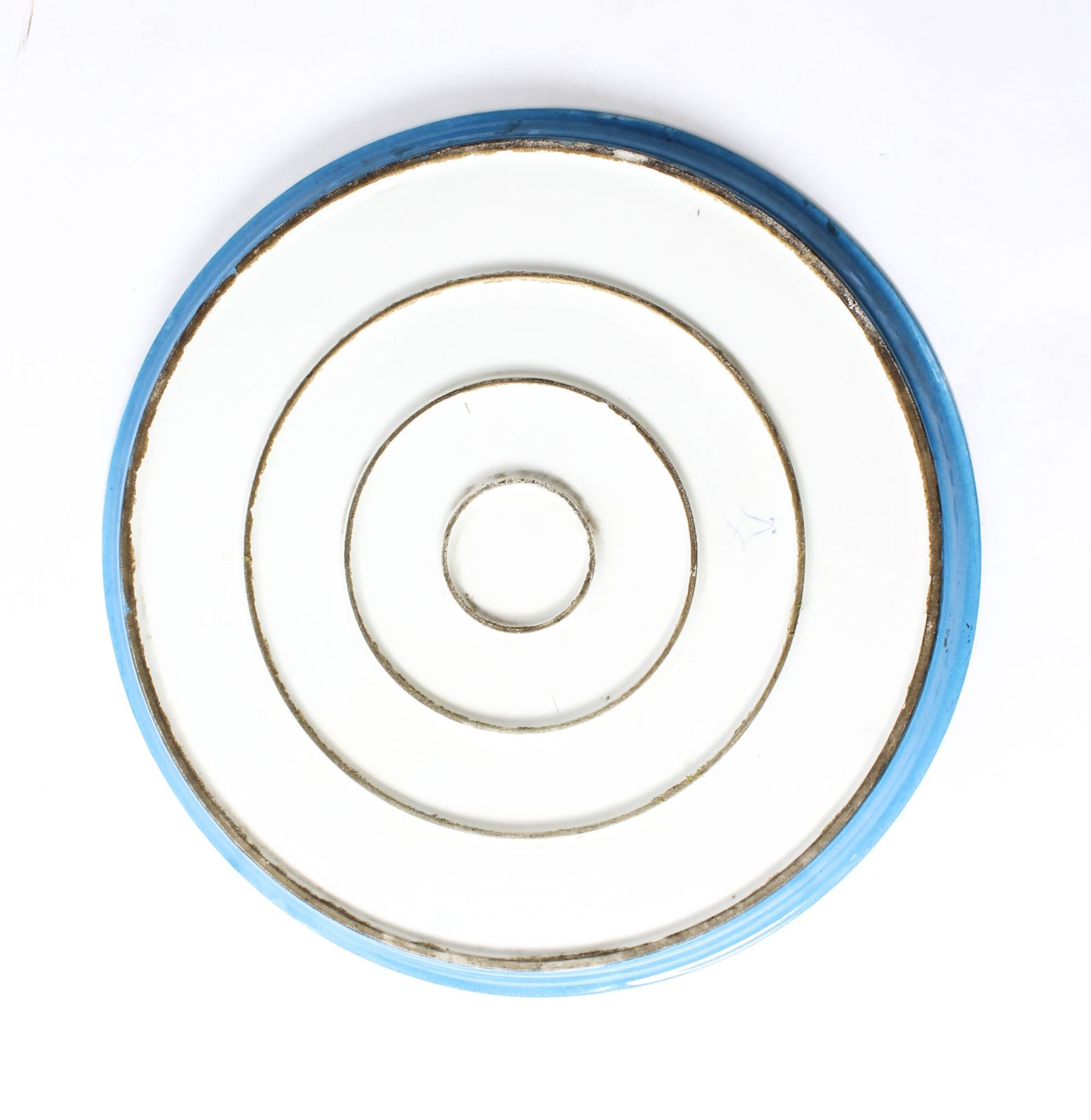 photo furniture Antique 20 Inch Diam Sevres Porcelain Charger Of Louis XVI  19th Century