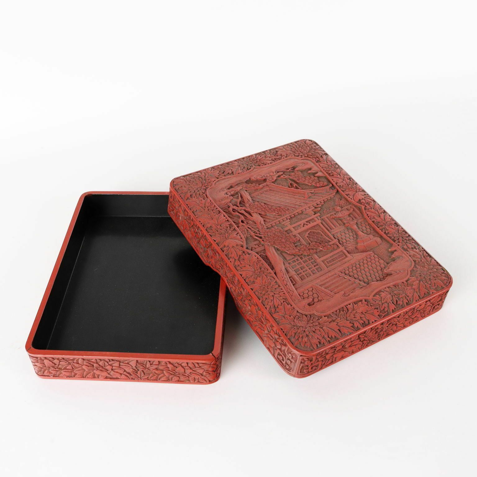 Suzuribako Writing Box Wood Japan XX Century photo 882.9