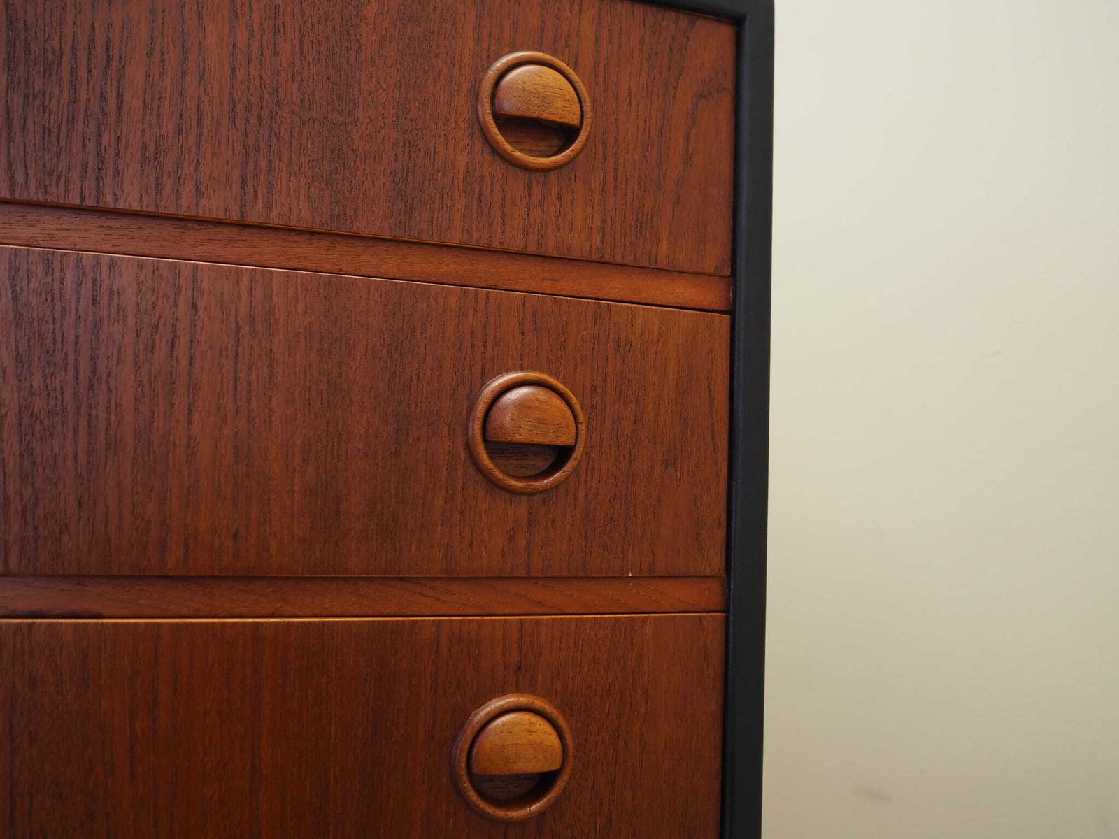 Teak Chest Of Drawers, Danish Design, 1960s, Designer: Kai Kristiansen, Manufacturer: Feldballes Møbelfabrik photo vintage