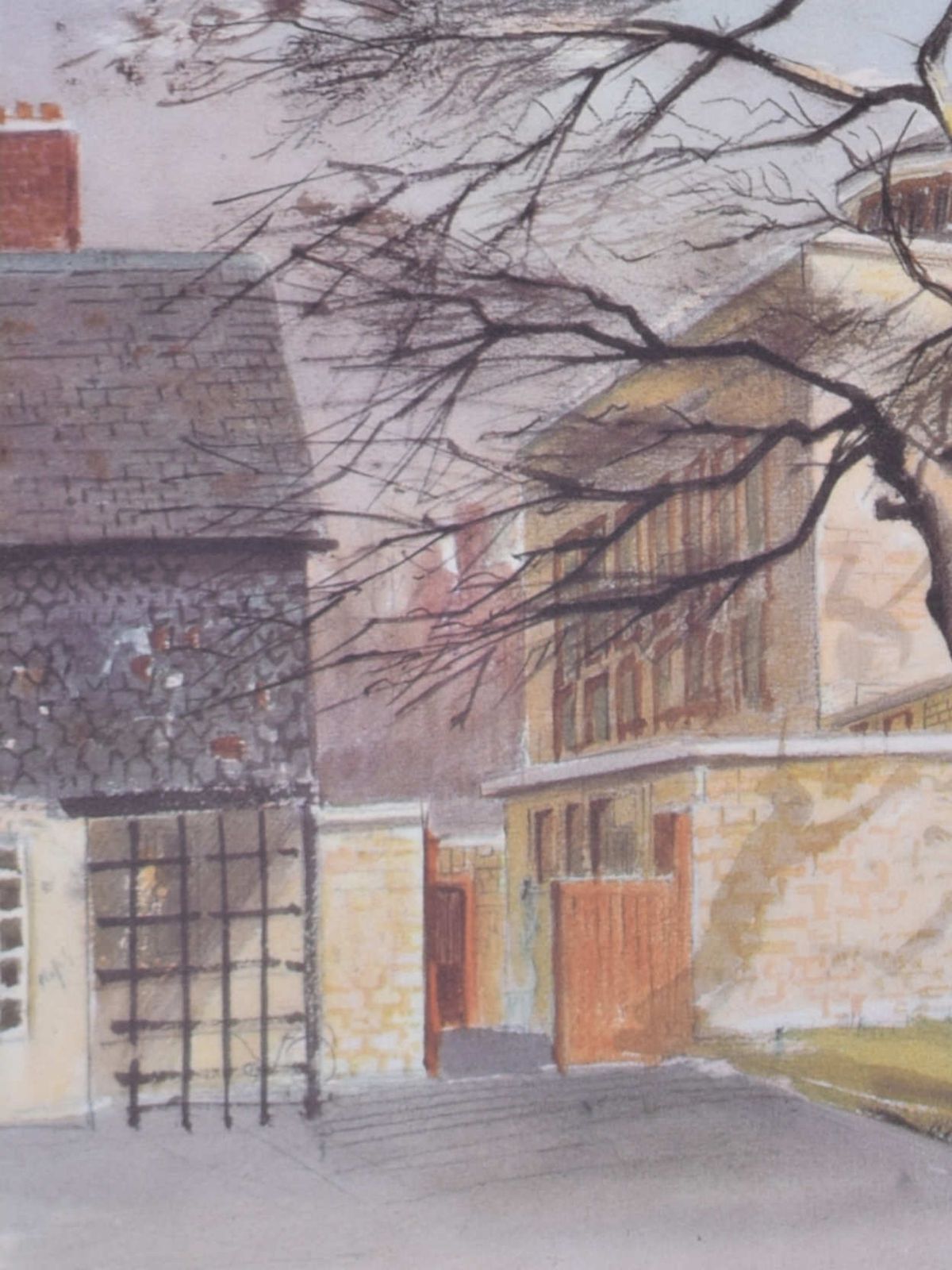 Roland Vivian Pitchforth Ra Arws (1895 – 1982) The Dining Hall, St Anne’s College photo furniture