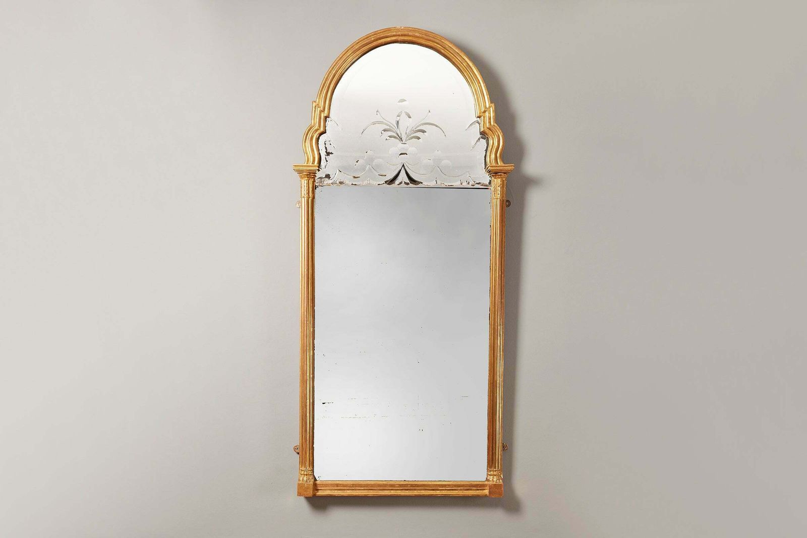 A Queen Anne Pier Mirror, 1700s