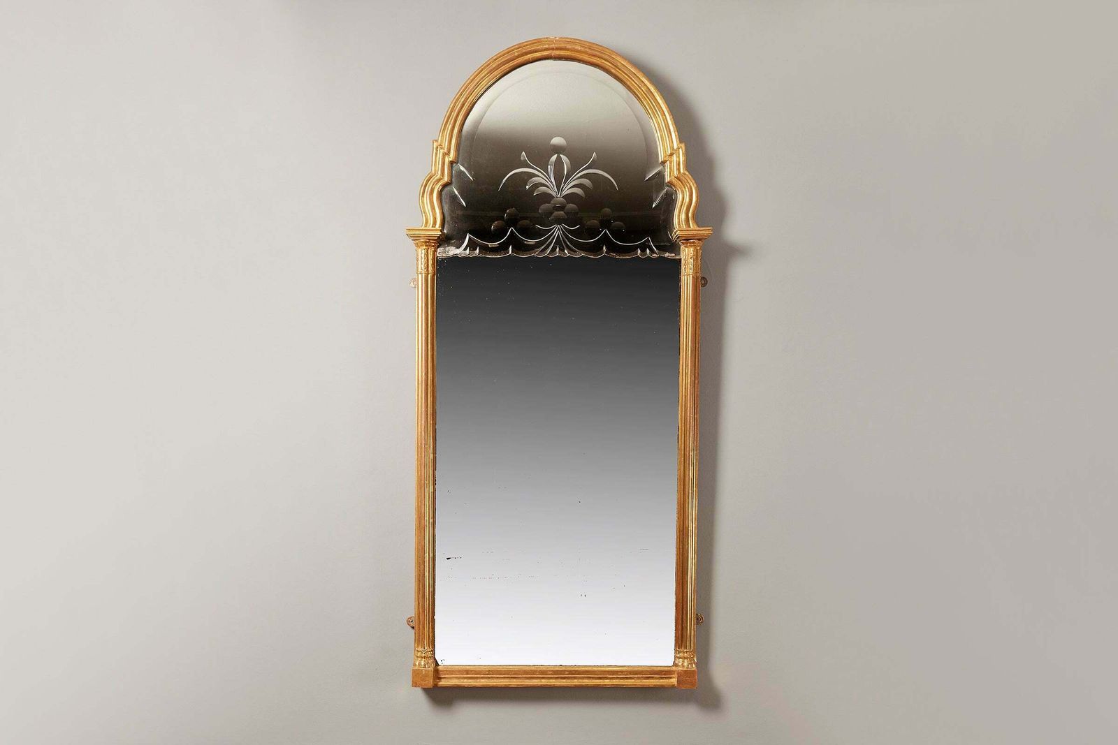 A Queen Anne Pier Mirror, 1700s photo furniture