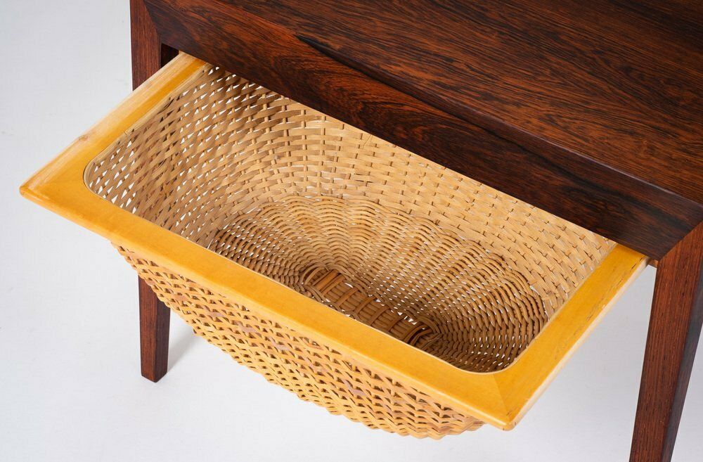 photo furniture Sewing Table In Rosewood By Severin Hansen For Haslev Furniture Carpentry, 1950s