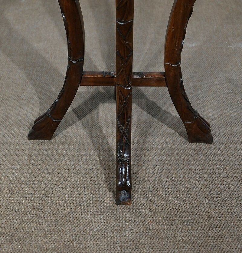 photo buy Pair Of Large Asian Rosewood Stands, 20th Century