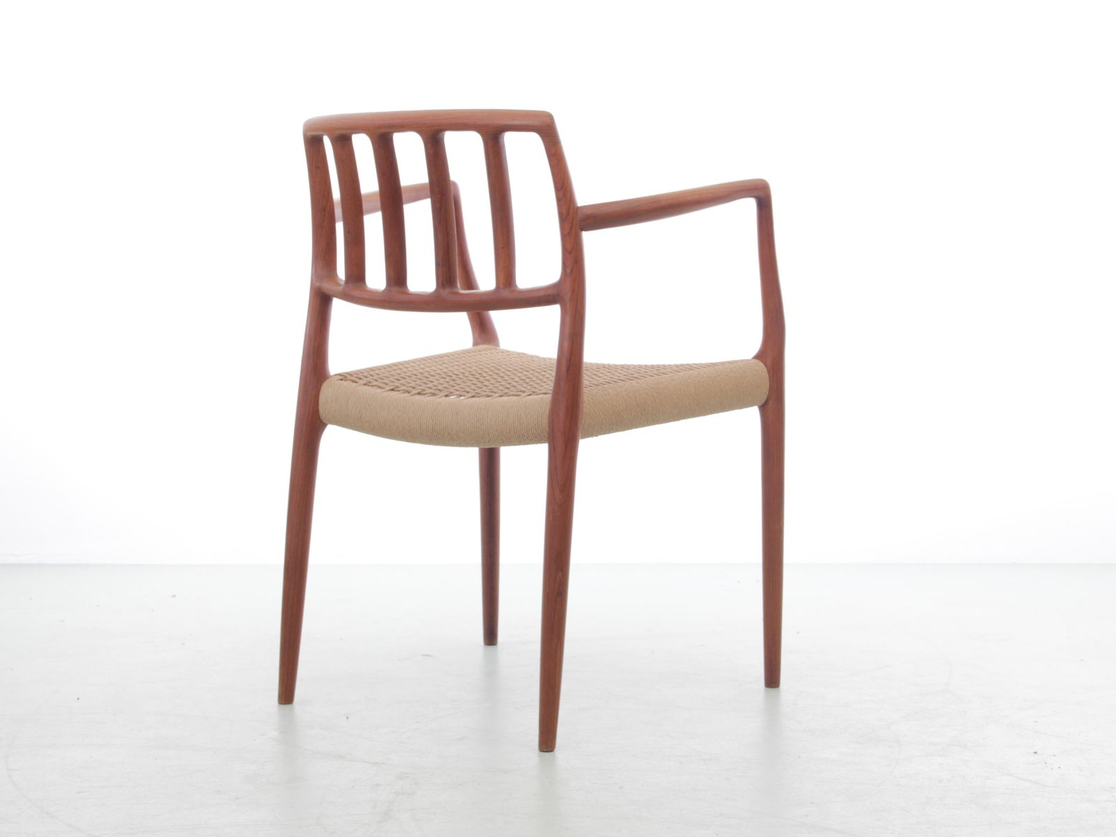 Mid Century  Modern Scandinavian Set Of 4 Teak Armchairs Model 66 By Niels O. Møller photo buy