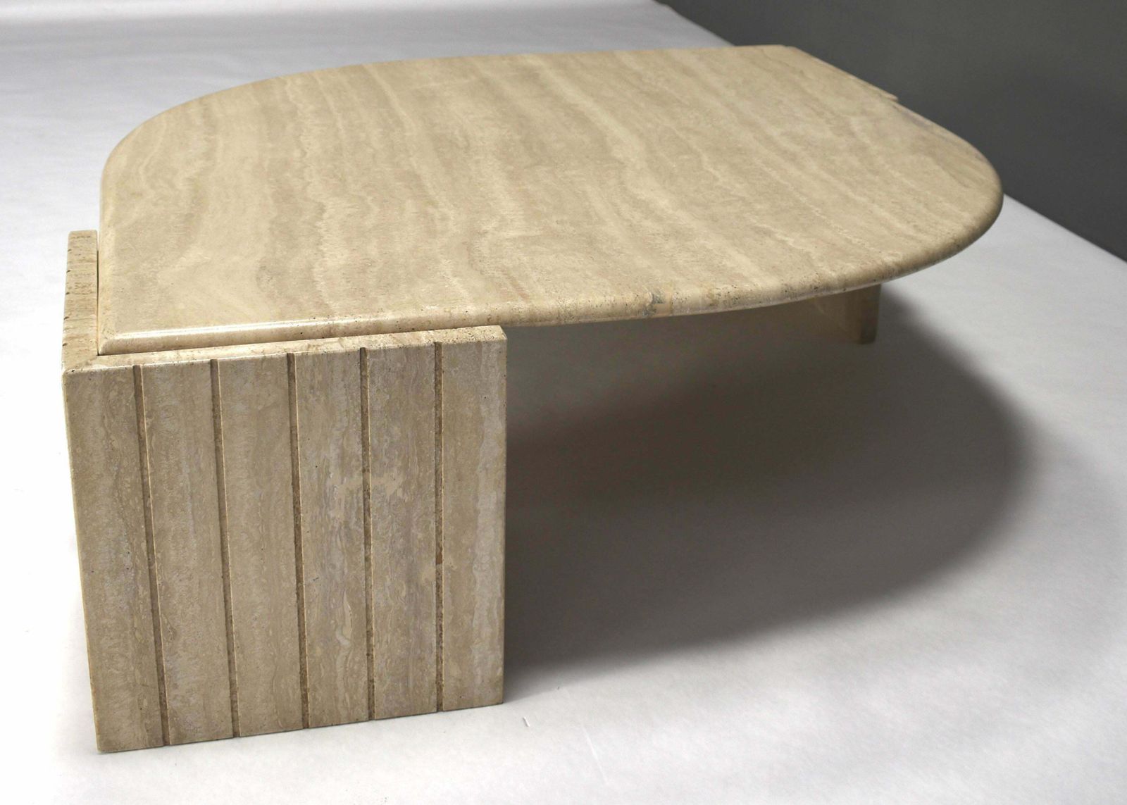 Roche Bobois Coffee Table In Travertine, France, Circa 1970 photo 2794.48