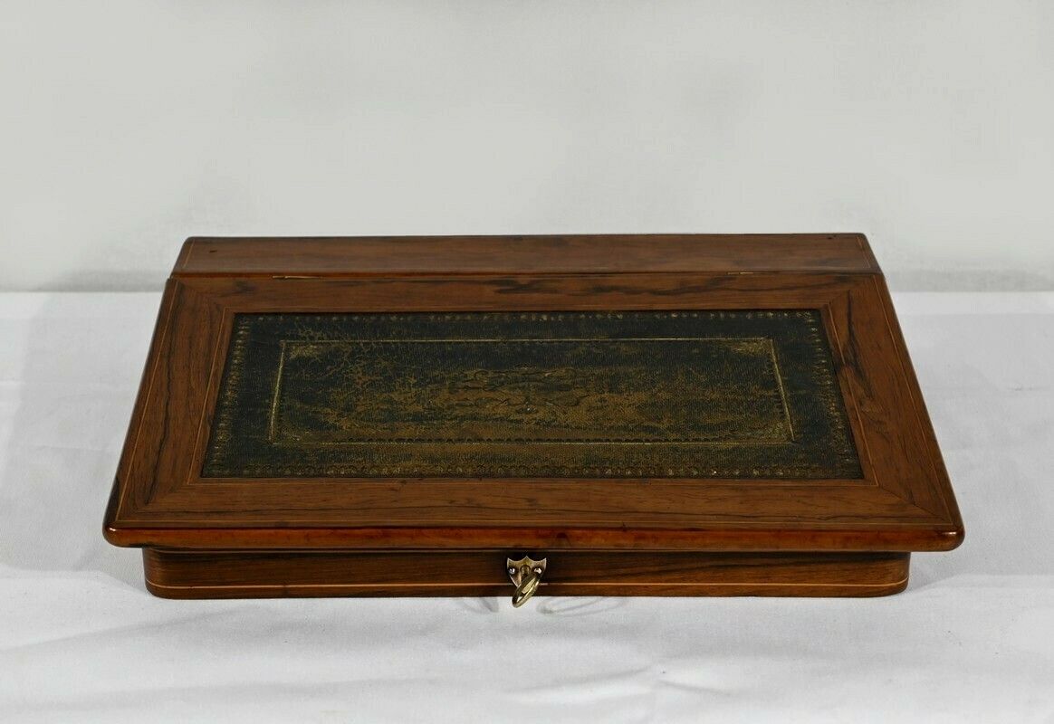 Rosewood Travel Writing Case   2nd Half Of The 19th Century