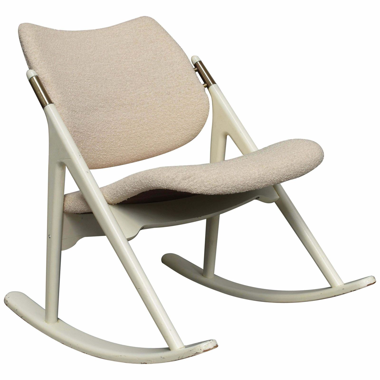 Olav Haug Rocking Chair By Elverum Møbel, Norway, Circa 1950