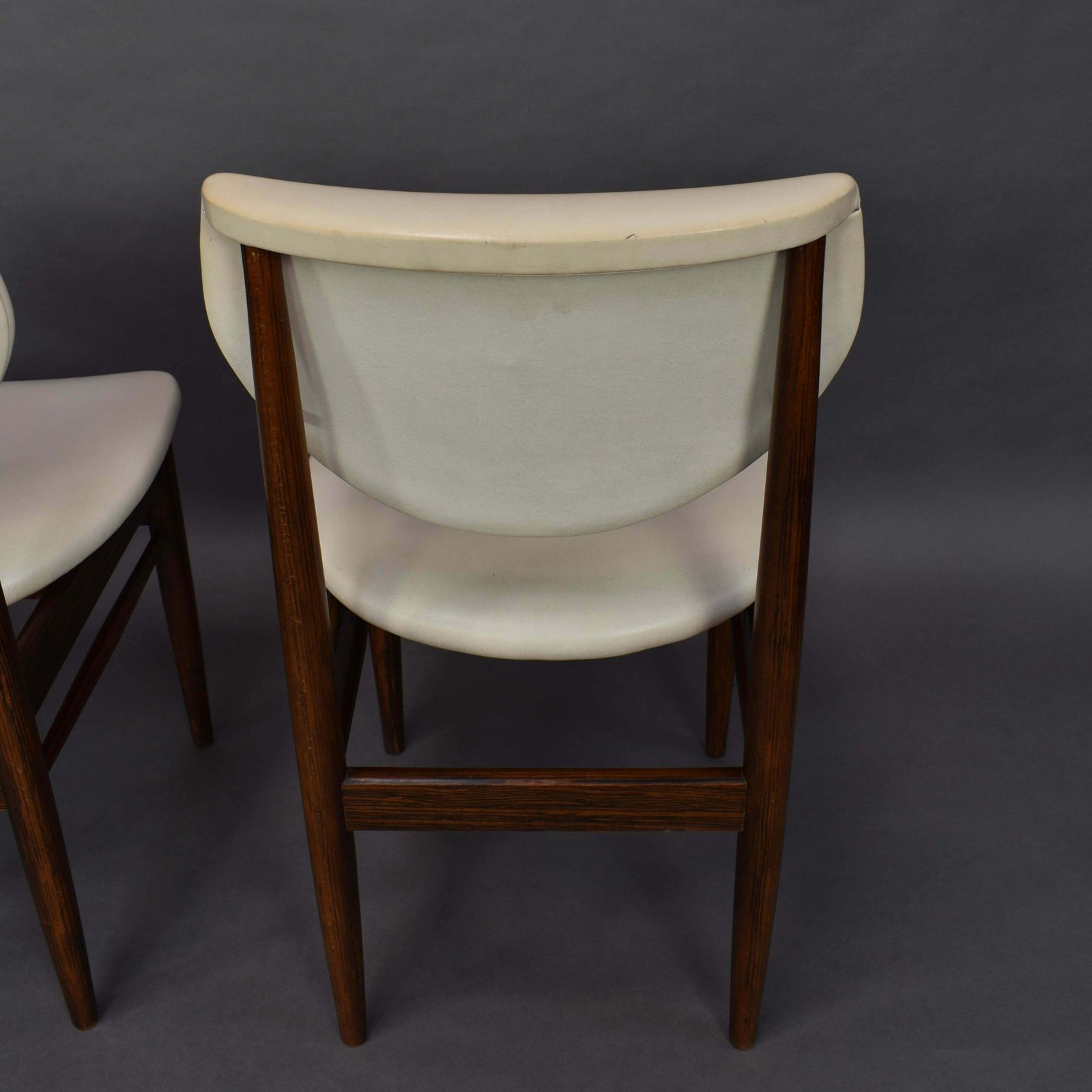 photo buy Set Of Four Wenge Dining Room Chairs, Circa 1960