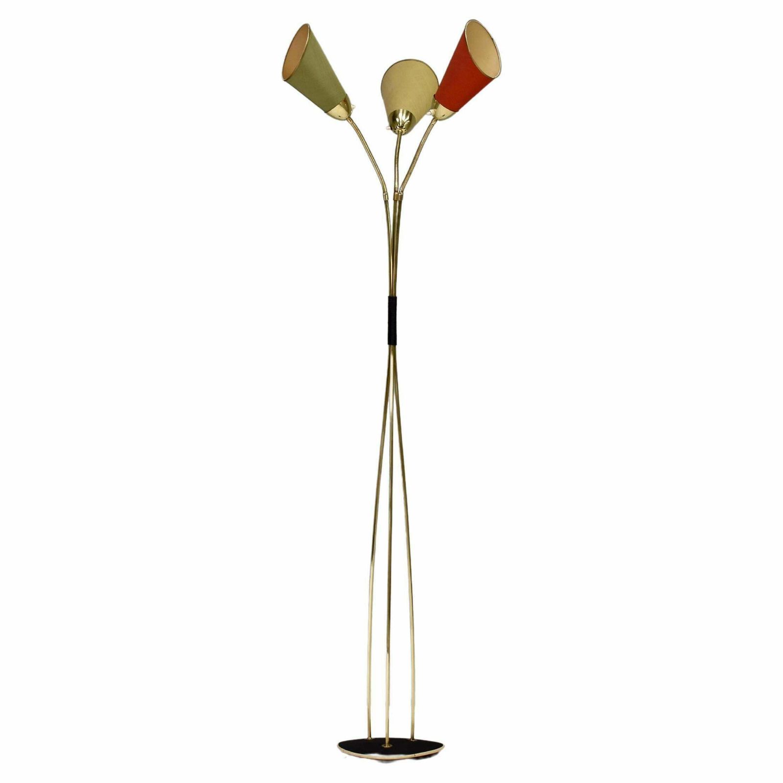 Sophisticated And Elegant Brass Triennale Floor Lamp Italy, Circa 1950 photo furniture