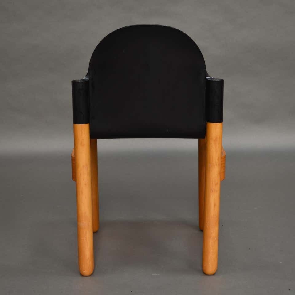 Thonet Chair In Birch And Plastic By Gerd Lange, West Germany, 1973 photo buy