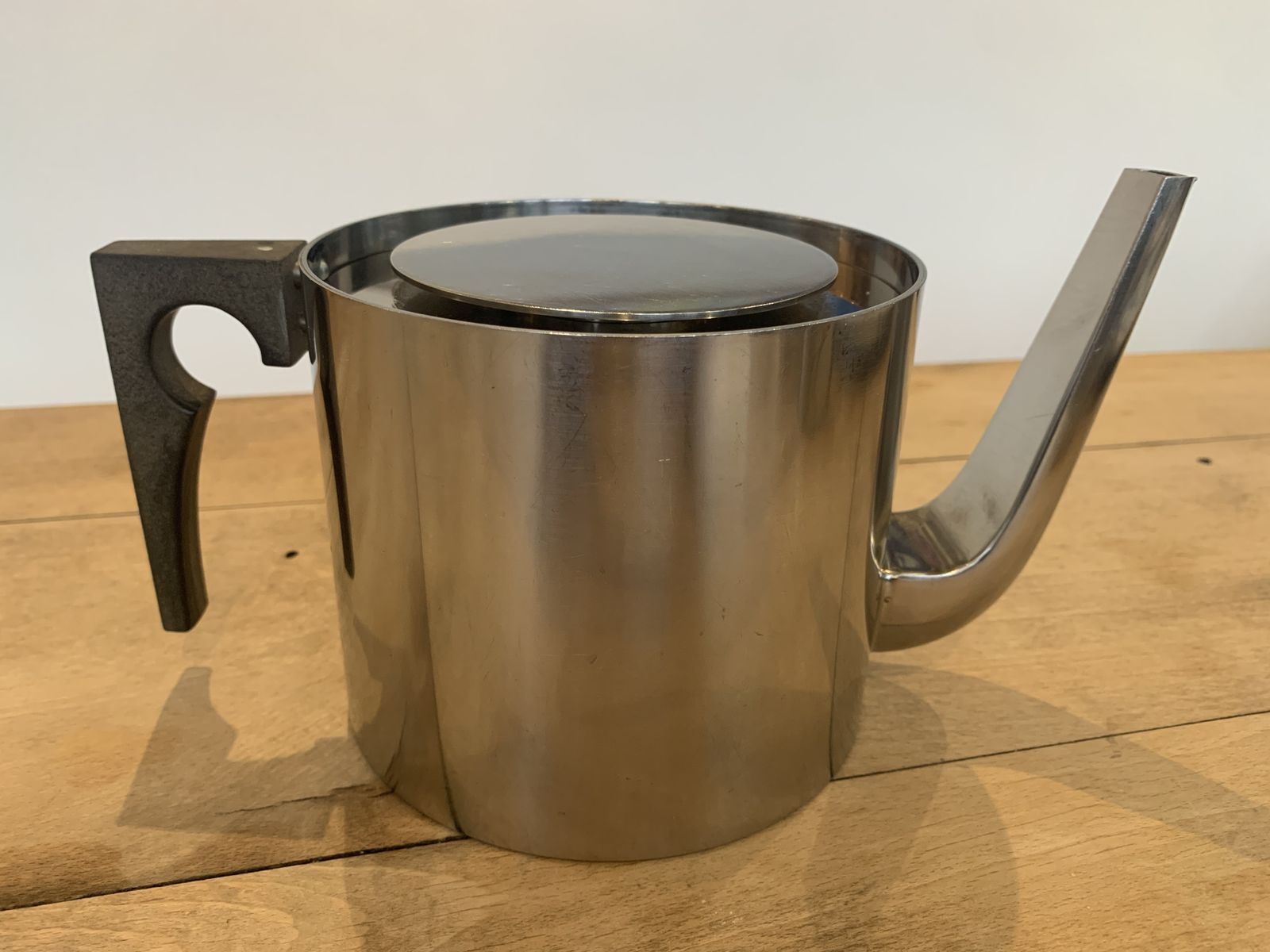 Home Decor 4 Piece Cylinda Line Stainless Steel Tea Set Designed By Arne Jacobsen For Stelton Of Denmark photo