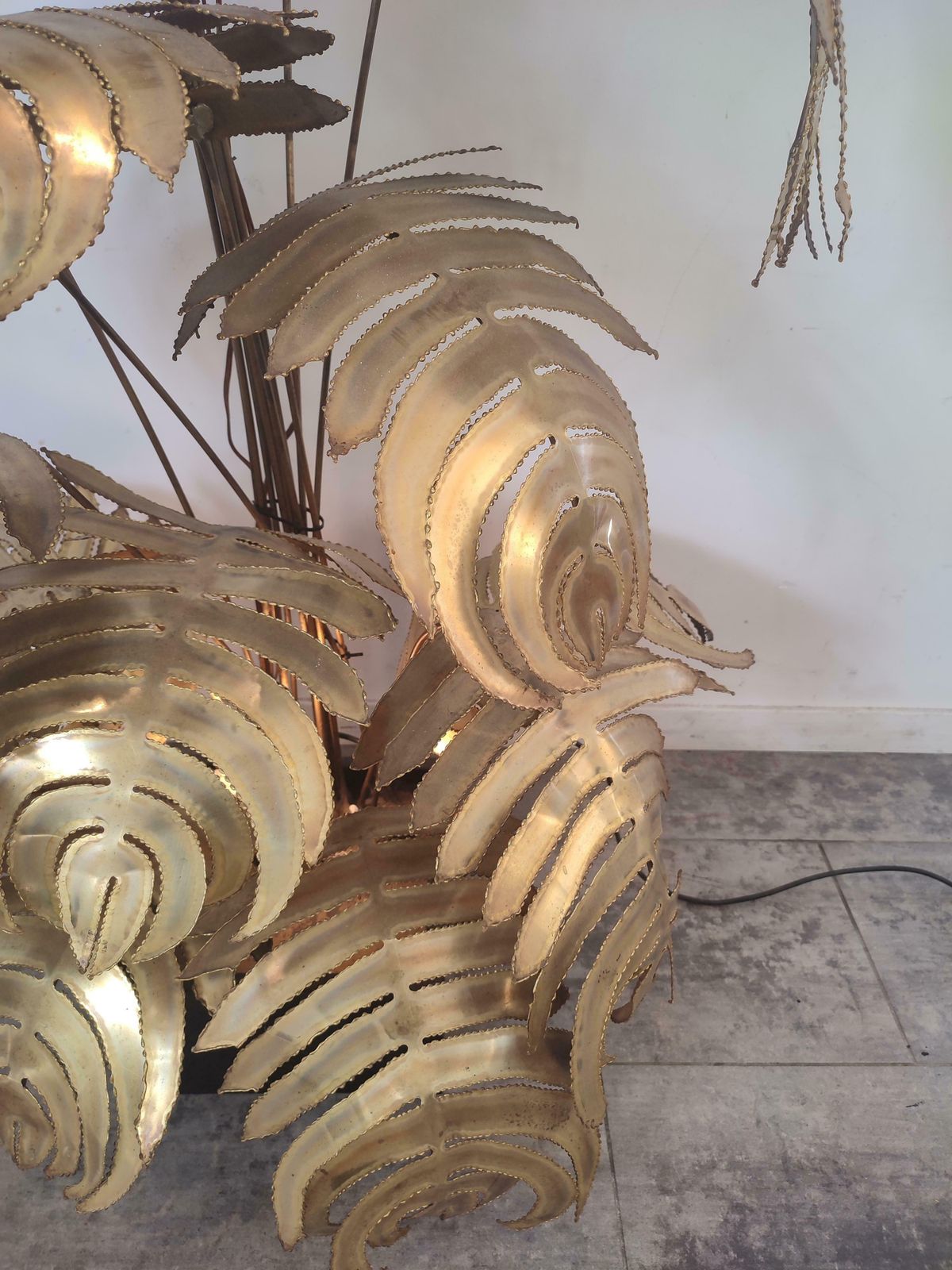Monstera Floorlamp By Maison Jansen, France, 1980s photo 17466.0