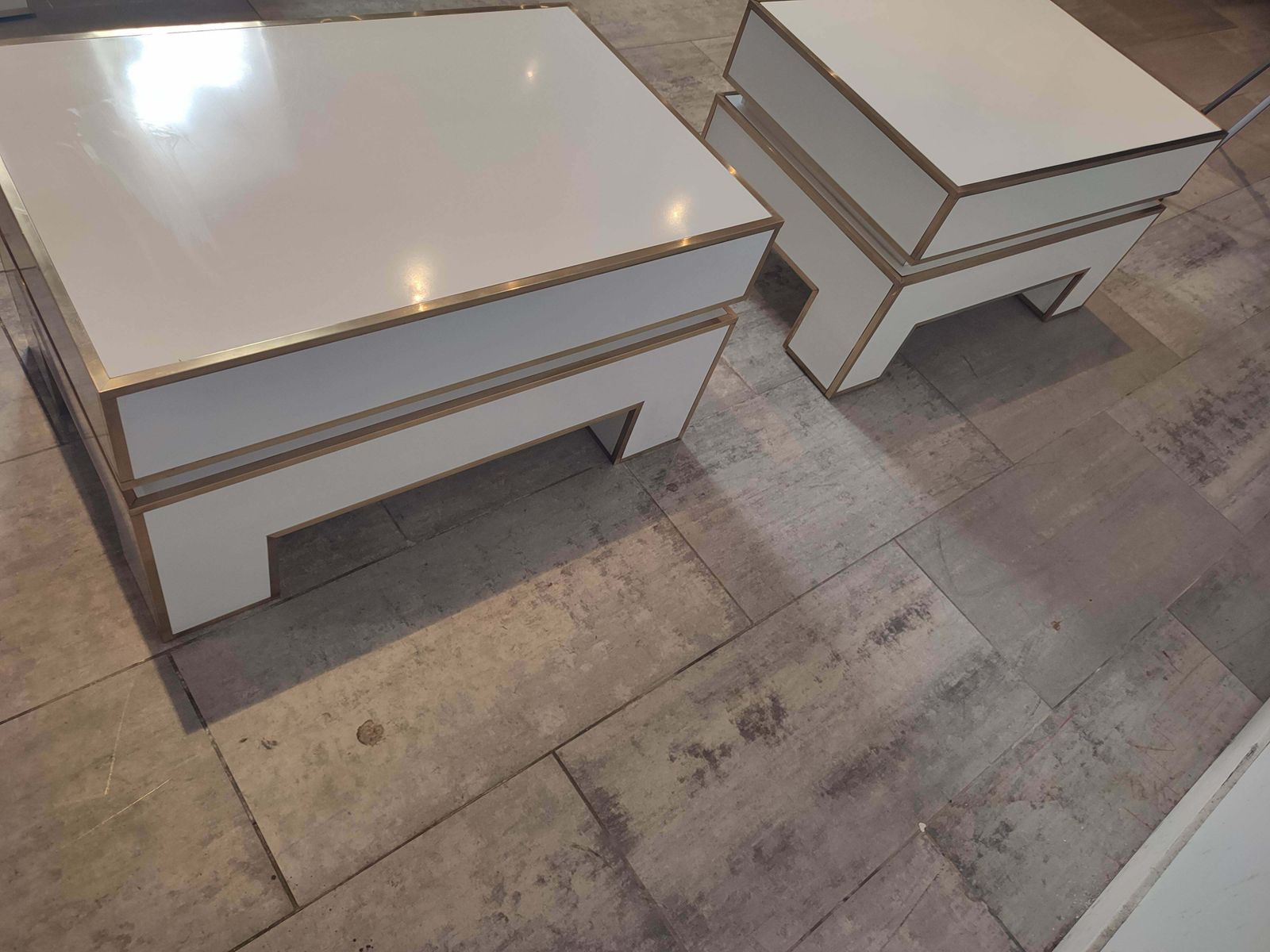 White Pair Of Night Stands From "Alain Delon" For Maison Jansen" photo 4031.0