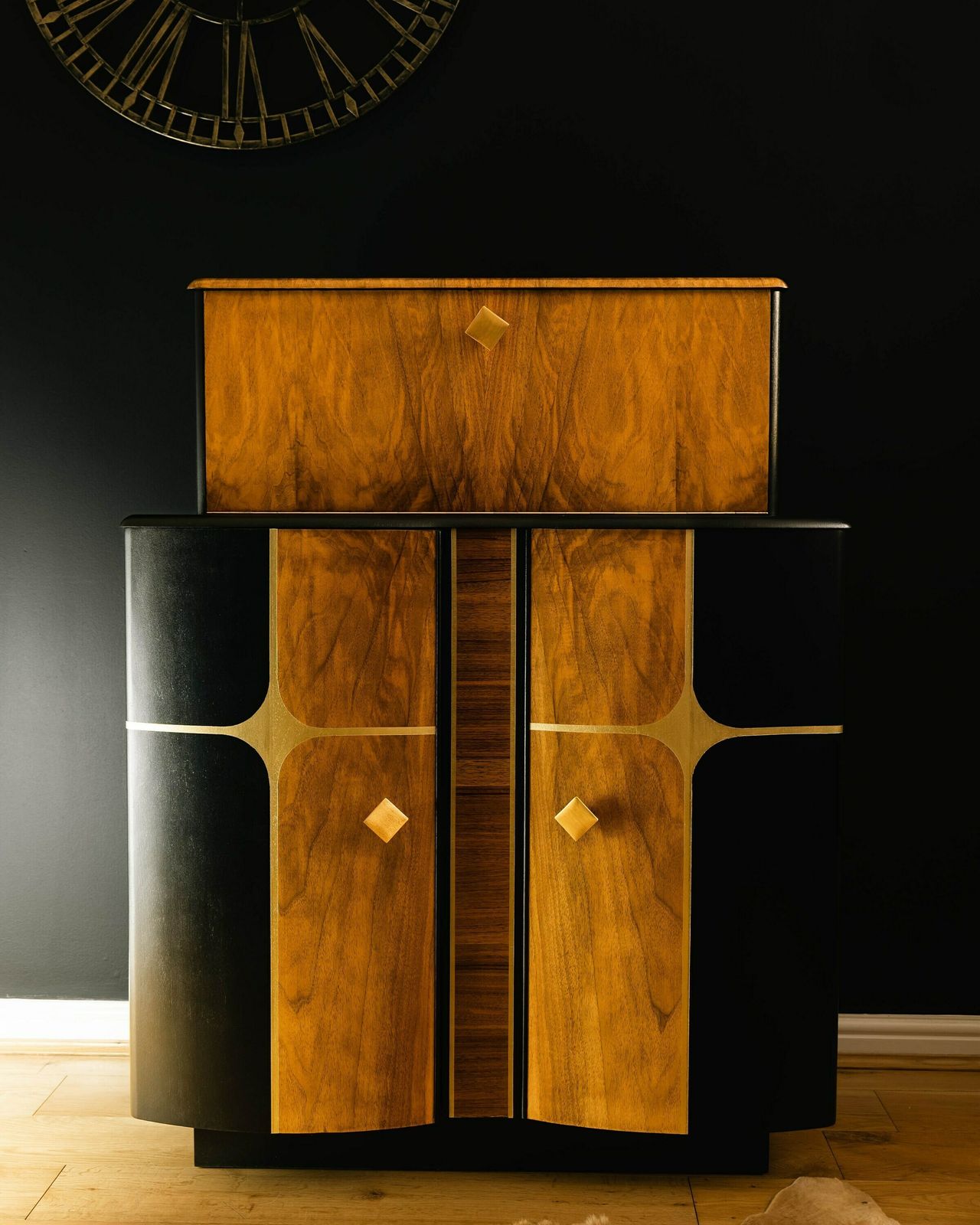 Asteria Cocktail Cabinet/ Drinks Cabinet Art Deco Cocktail Bar photo for sale