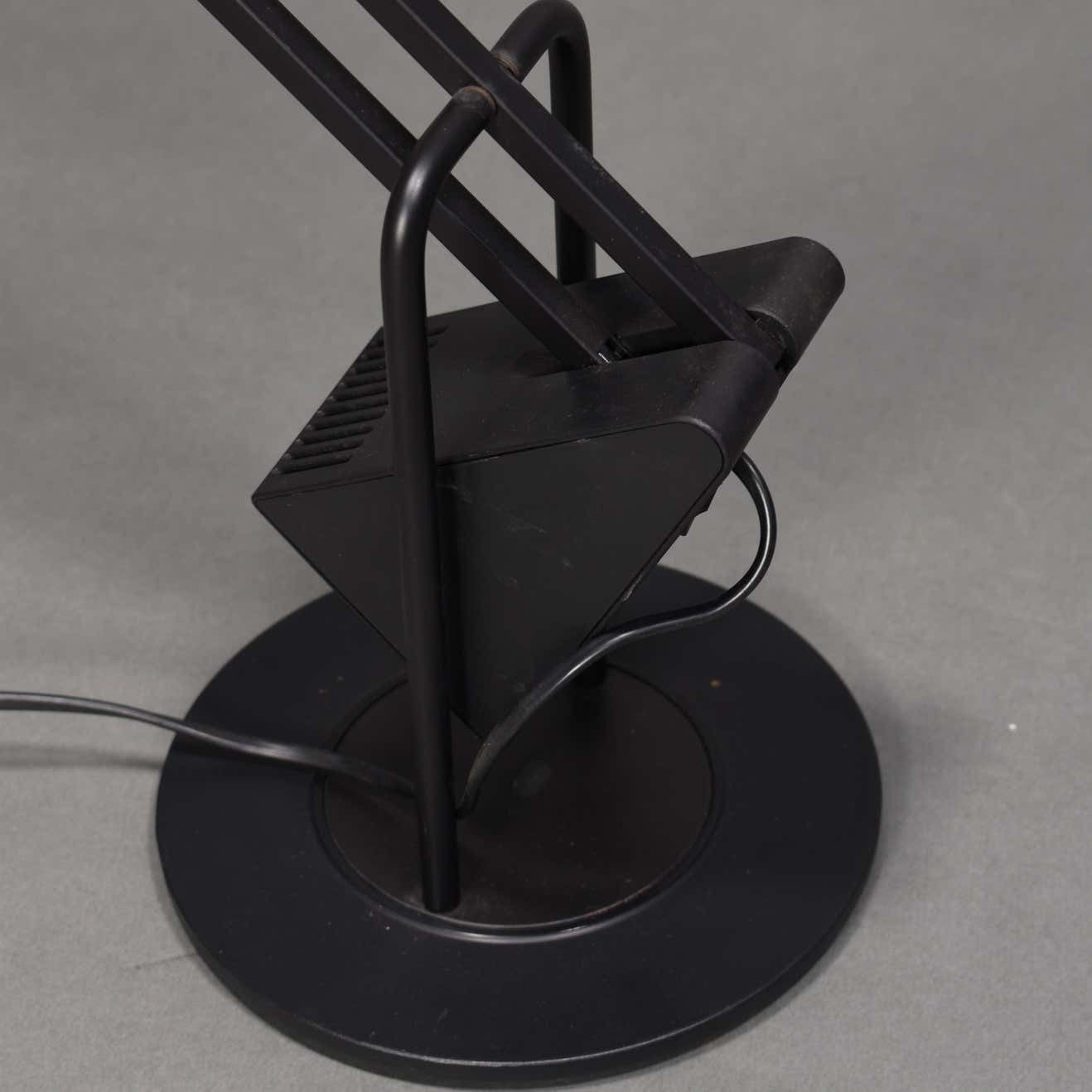 Pair Of 'Flamingo' Counterweight Table Lamps By Fridolin Naef For Luxo, Italy photo vintage
