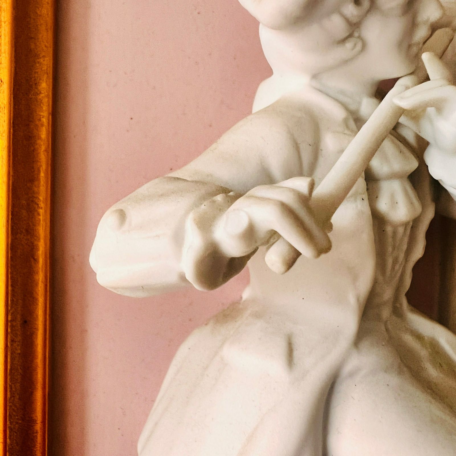 Antique Alt Meissen Art Rococo Style Portrait Porcelain Figurine, Made In Dresden Germany, Cca 1930 photo buy