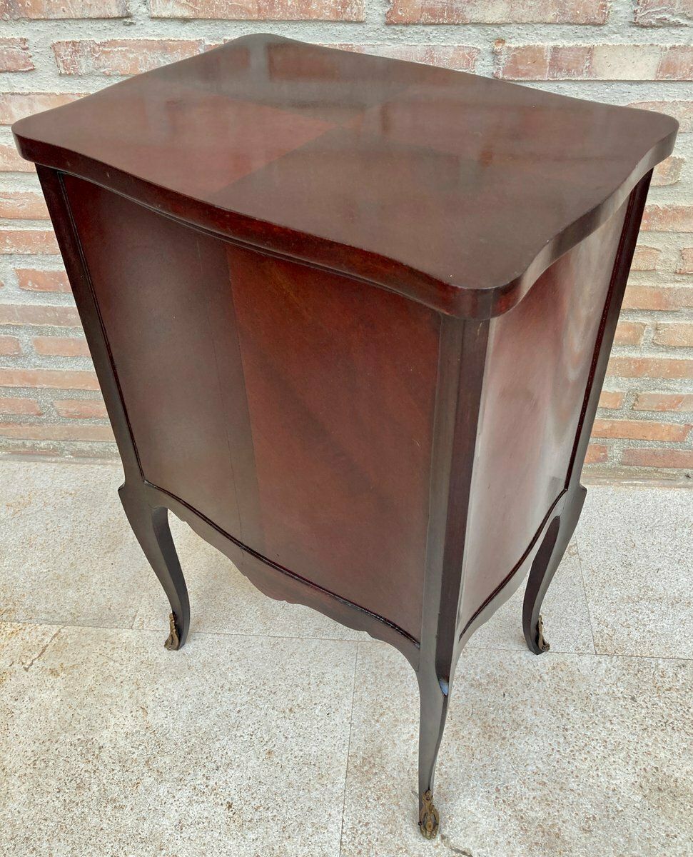 Early 20th Century Wood And Bronze Side Table, 1940s photo buy