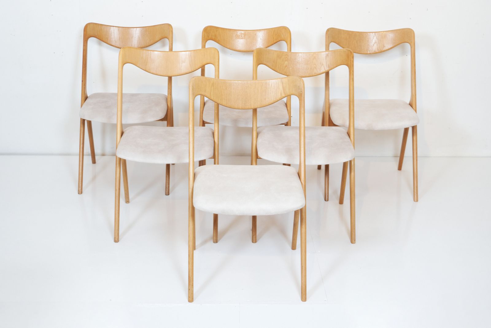 Set Of  6 Albin Johansson & Sons Oak  Chairs photo 2650.0