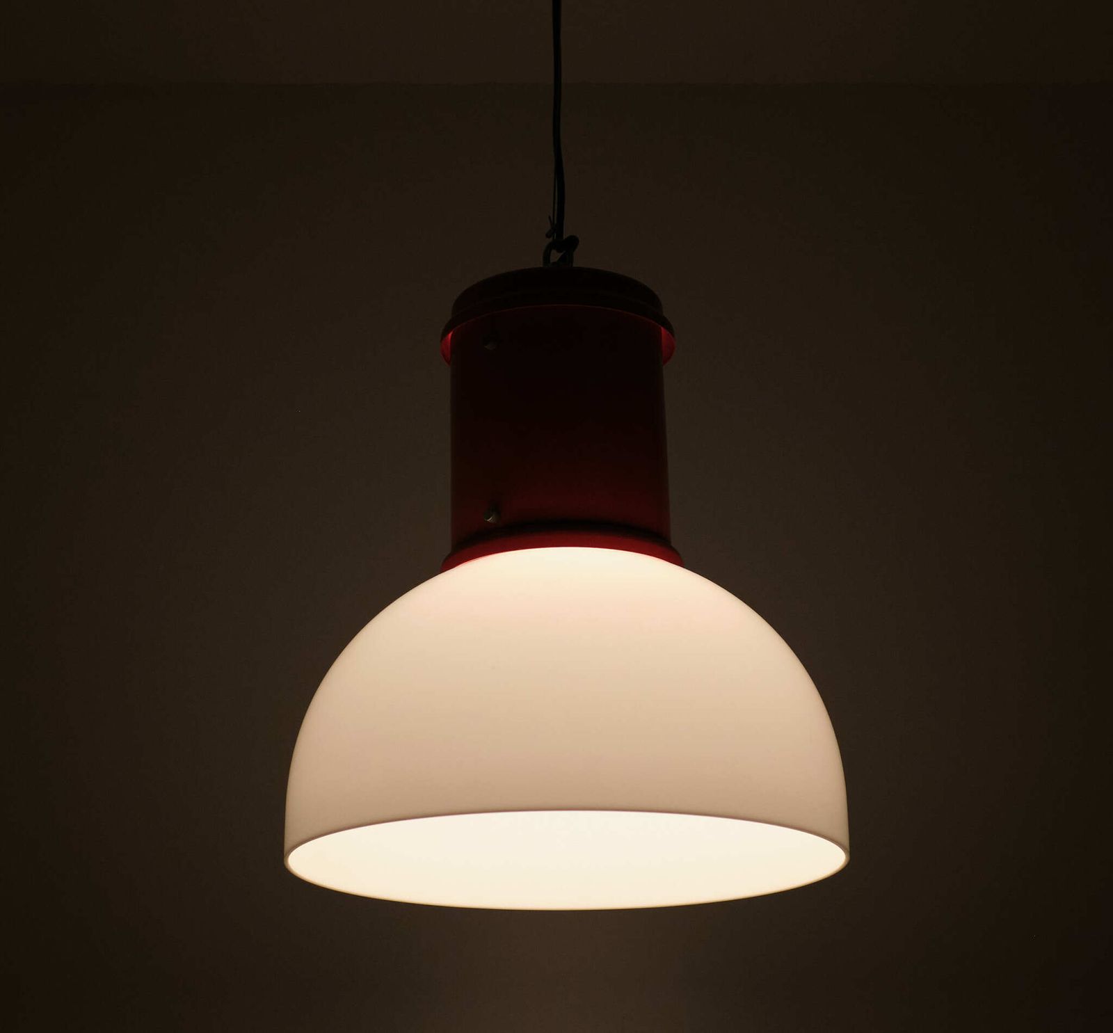 Fontana Arte Lampara Large Suspension Lamp By Roberto Menghi photo vintage