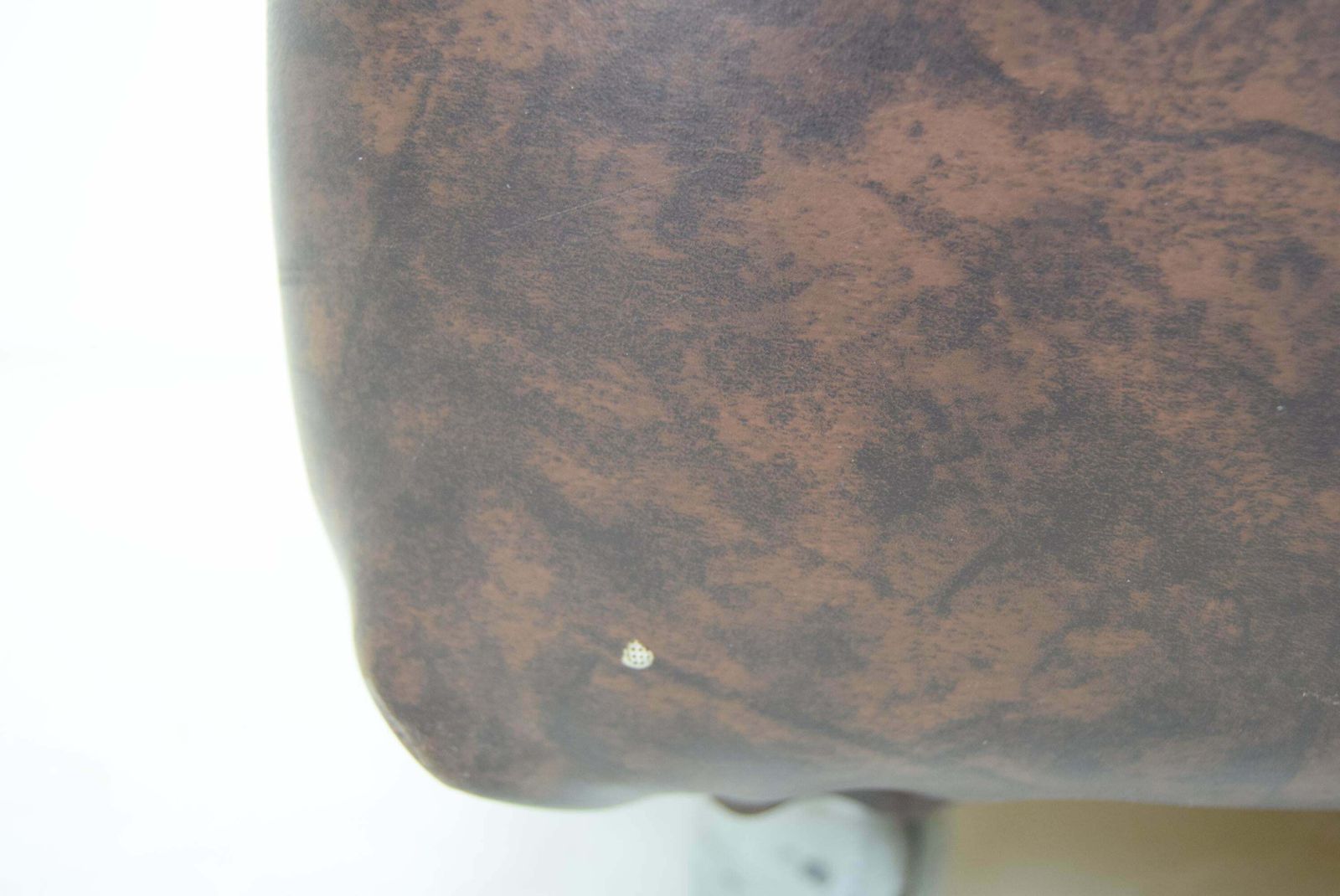photo for sale Mid Century Leatherette Armchair On The Wheels,1970's.