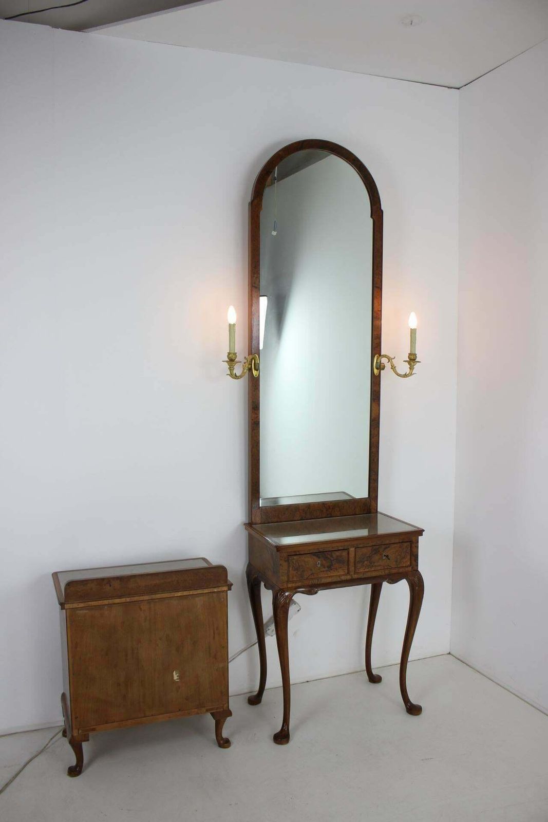 photo buy 1920, Antique Makeup Vanity With Cabinet, Czechoslovakia