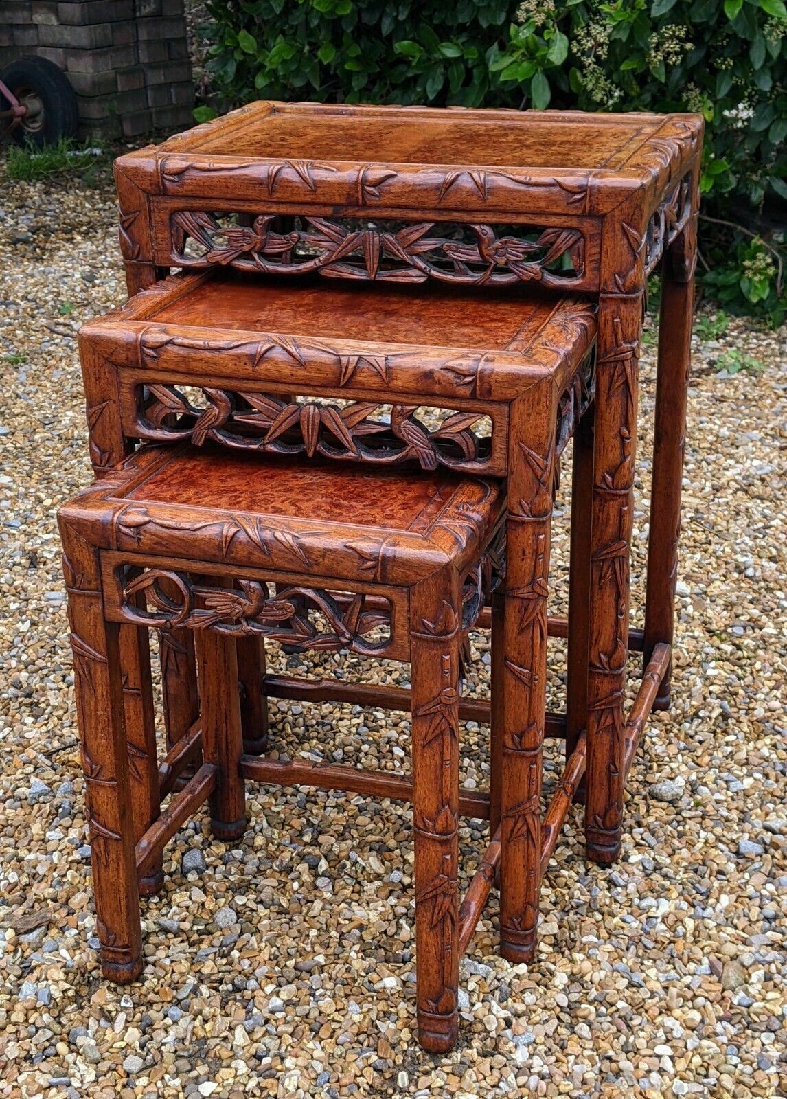 Chinese Huanghuali Nest Of Tables photo for sale