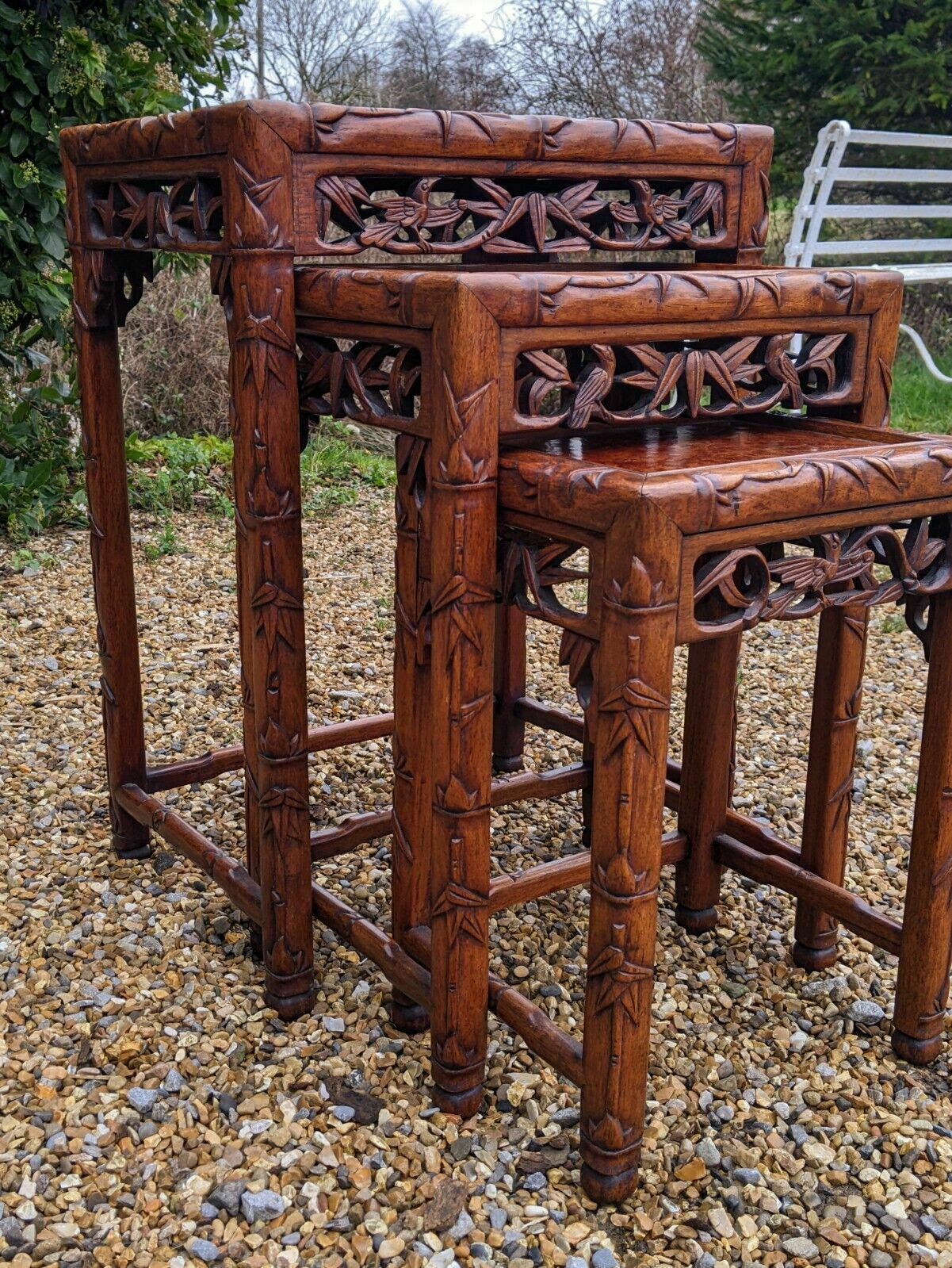 Chinese Huanghuali Nest Of Tables photo Furniture