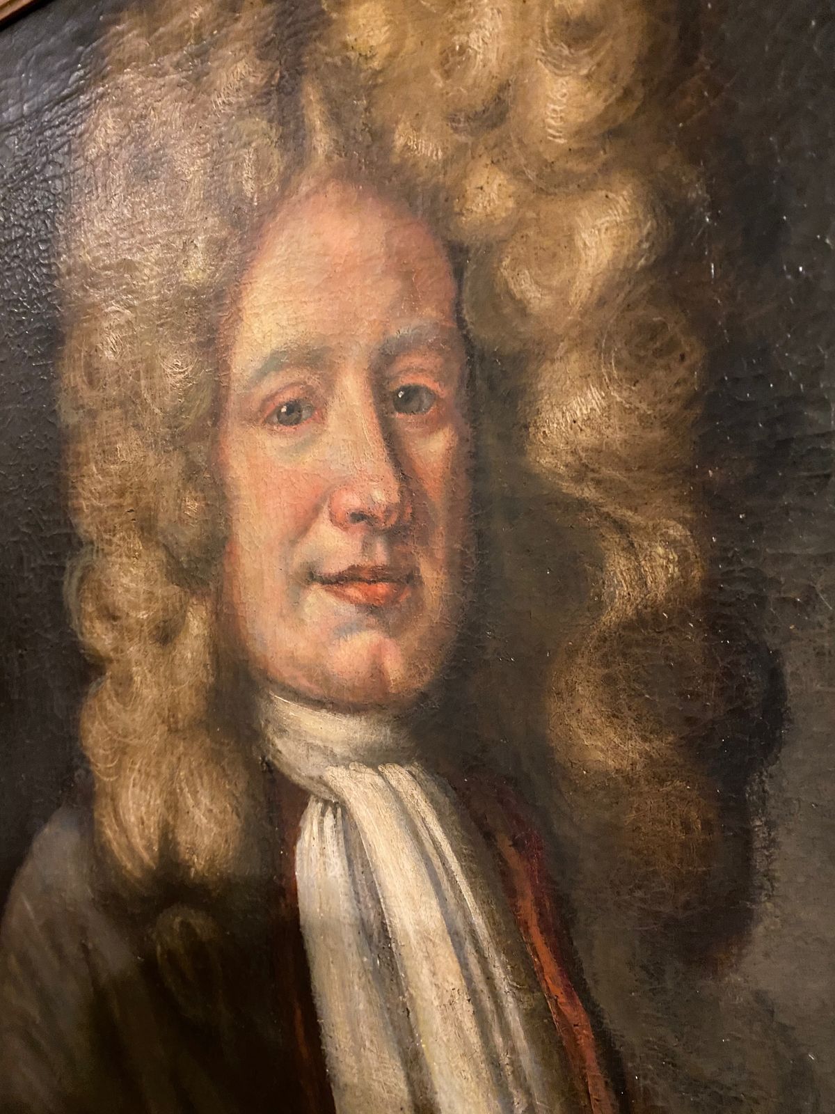 Oil Painting  Late 18th C. George III Portrait photo furniture