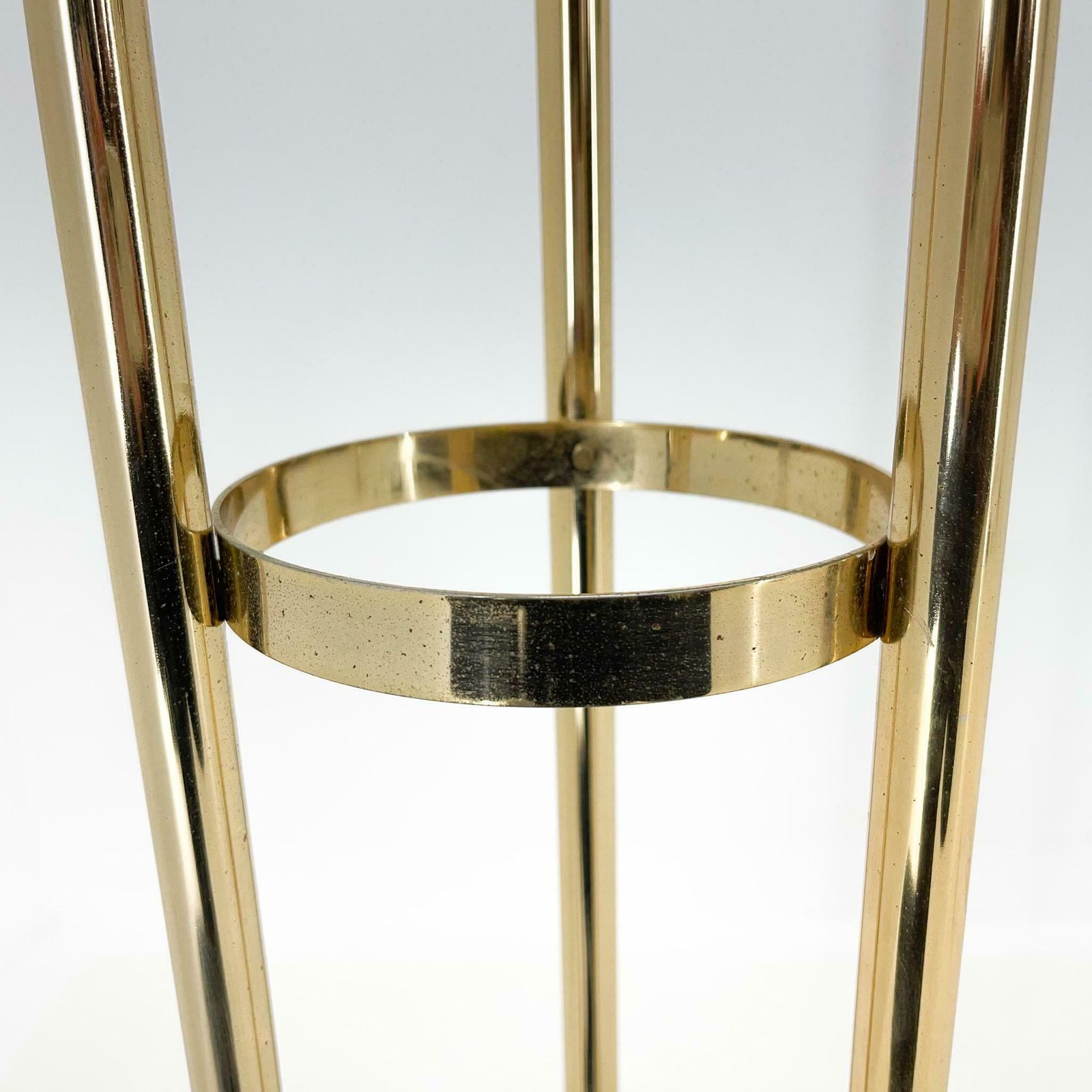 1970's Italian Metal & Glass Floor Lamp photo vinterior