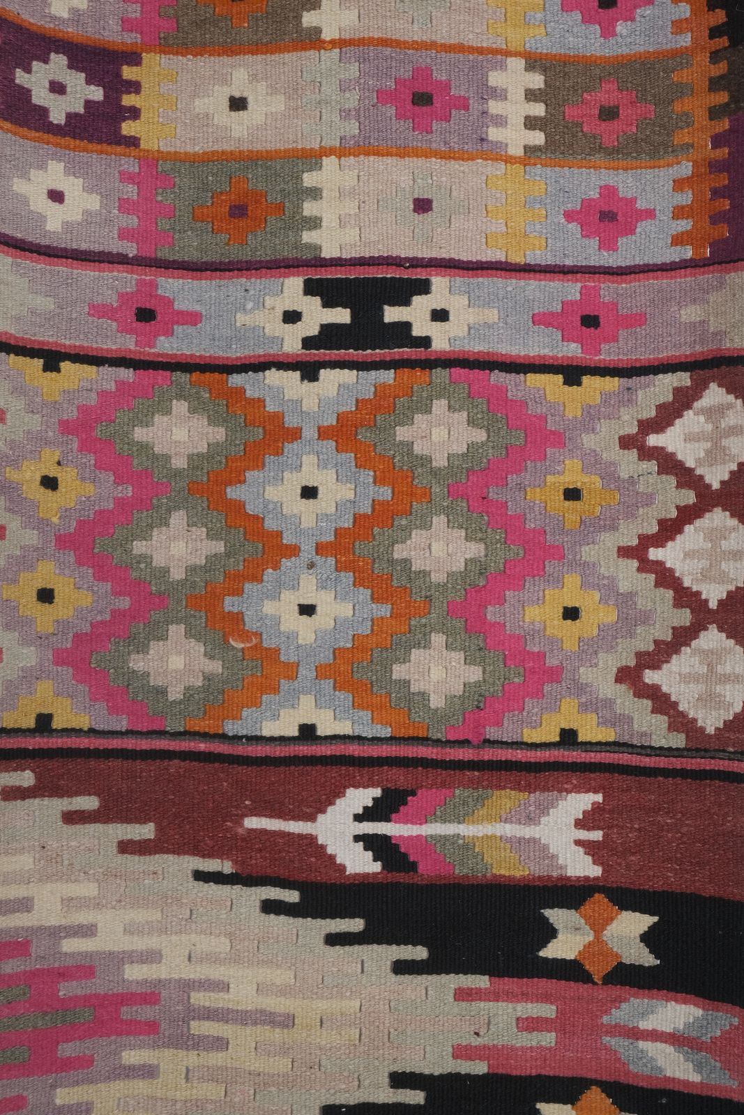 1960s Turkish Handmade Runner Rug Kilim   Extra Long Hallway photo for sale