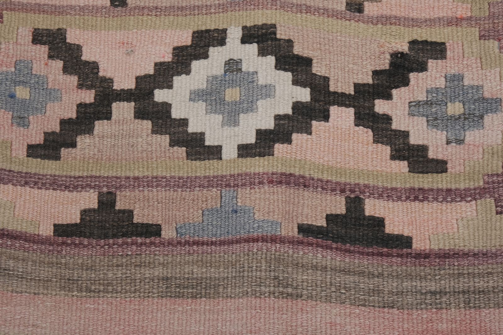 Mid Century Turkish Embroidered Kilim Runner 2'8'' X 24'8'' photo Textiles