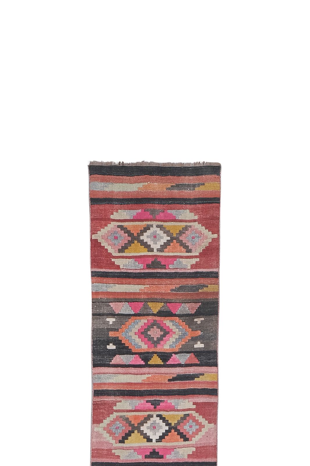 1960s Turkish Stair Kilim Runner 2'4'' X 22'11'' photo buy