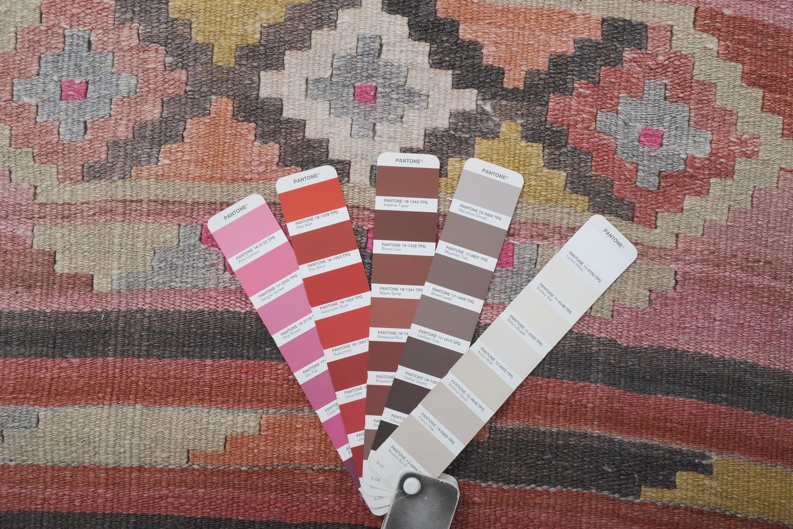 photo furniture 1960s Turkish Stair Kilim Runner 2'4'' X 22'11''