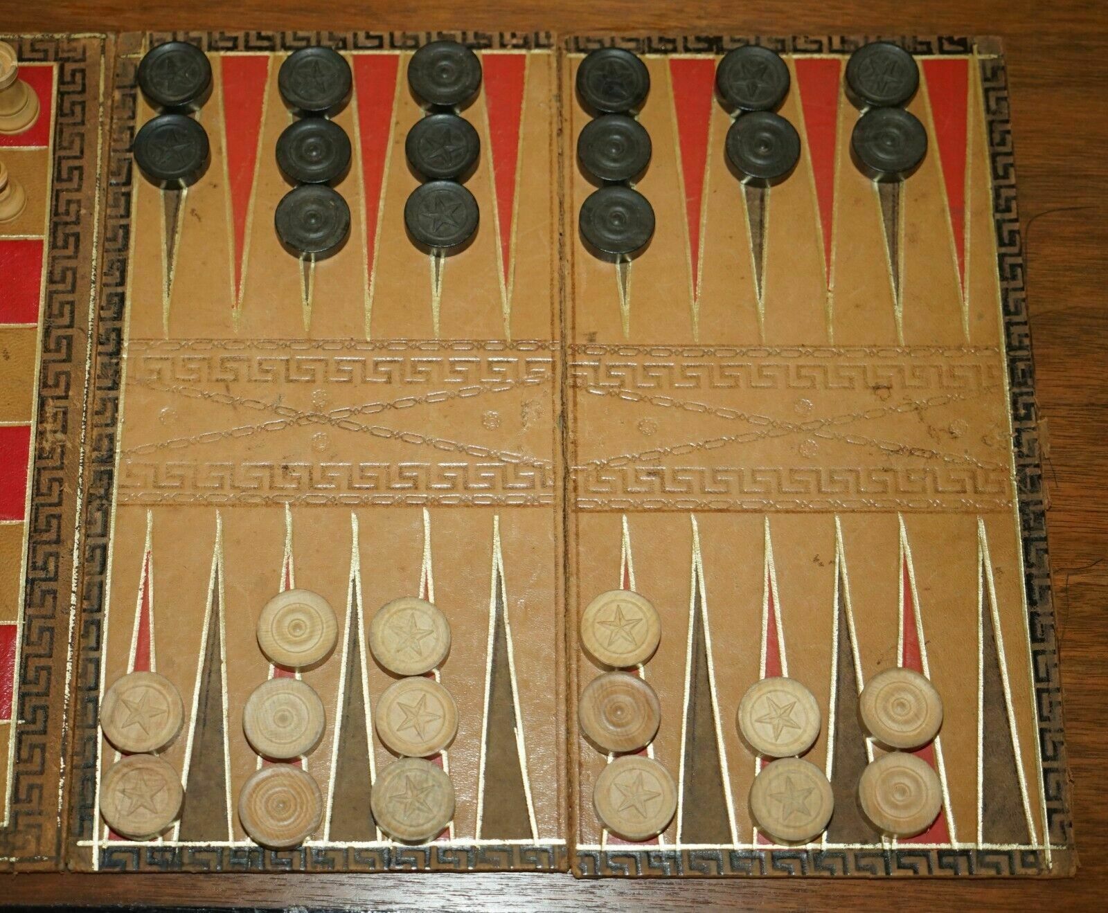 Lovely Circa 1880 Victorian Walnut Games Compendium Chess Horse Racing Dice photo buy