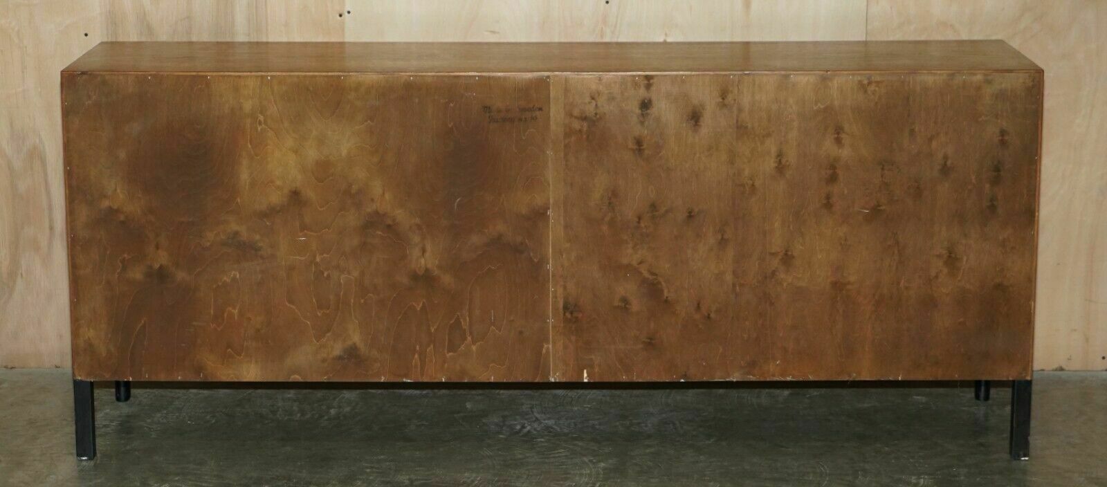 6000.0 Rare Mid Century Modern Edmond J Spence Checkerboard Sideboard Chest Of Drawers photo