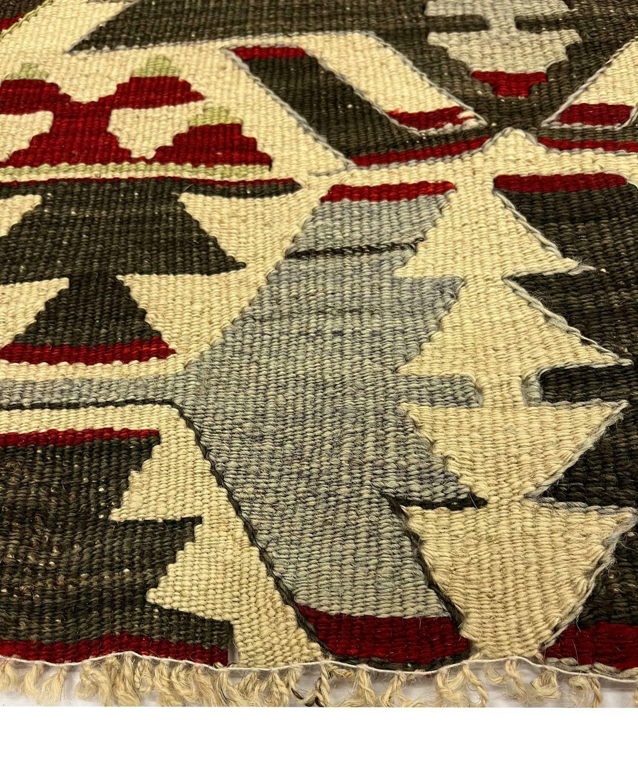 Geometric Kilim Rug Antique Traditional Handmade Carpet Area Rug photo vintage