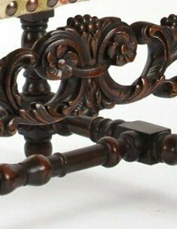 French Renaissance Revival Throne Chair With Mask Detail, Late 19th Century photo 875.0
